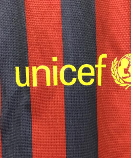 NIKE（ナイキ）NIKE (ナイキ) ゲームシャツ / 547926-413 / FCバルセロナ 13/14 HOME / Fc Barcelona レッド×ネイビー サイズ:Mの古着・服飾アイテム