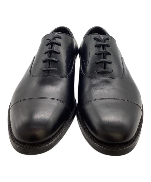 山陽山長（サンヨウヤマチョウ）山陽山長 (サンヨウヤマチョウ) ストレートチップシューズ ブラック サイズ:6Fの古着・服飾アイテム