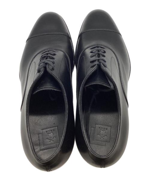 山陽山長（サンヨウヤマチョウ）山陽山長 (サンヨウヤマチョウ) ストレートチップシューズ ブラック サイズ:6Fの古着・服飾アイテム