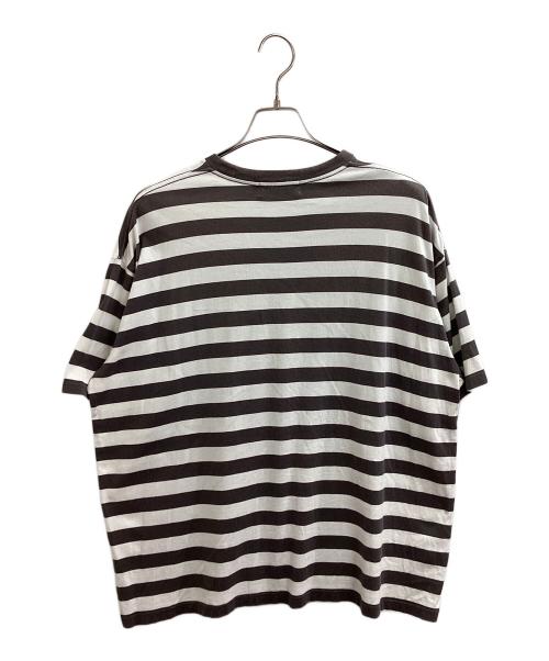 Graphpaper（グラフペーパー）Graphpaper (グラフペーパー) Border S/S Pocket Tee ブラウン サイズ:1の古着・服飾アイテム