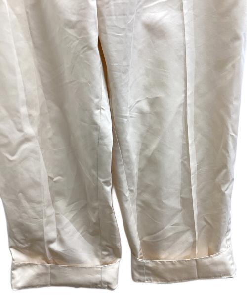 DRAWER（ドゥロワー）Drawer (ドゥロワー) コットンシルクオーバーオール ベージュ サイズ:36の古着・服飾アイテム