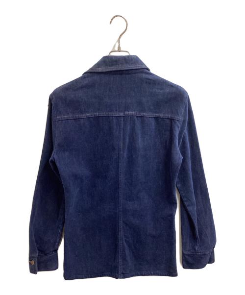 Wrangler（ラングラー）Wrangler (ラングラー) Denim Bush Jacket   ネイビー サイズ:Sの古着・服飾アイテム
