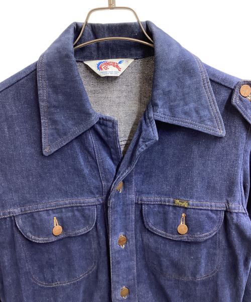 Wrangler（ラングラー）Wrangler (ラングラー) Denim Bush Jacket   ネイビー サイズ:Sの古着・服飾アイテム