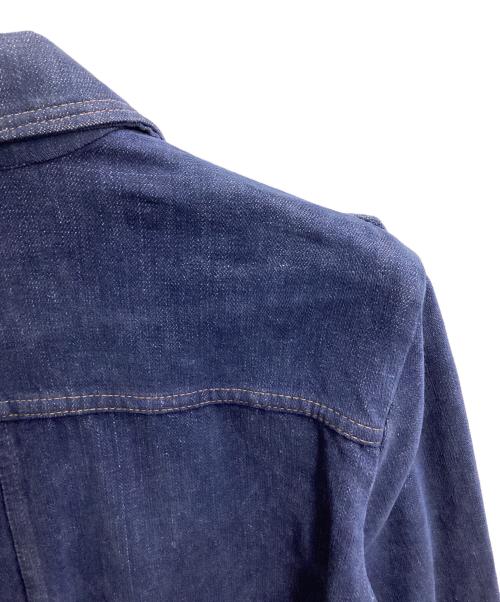 Wrangler（ラングラー）Wrangler (ラングラー) Denim Bush Jacket   ネイビー サイズ:Sの古着・服飾アイテム