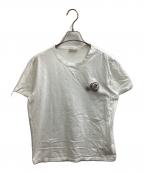 MONCLERモンクレール）の古着「MAGLIA T-SHIRT / Tシャツ / E20918032500」｜ホワイト