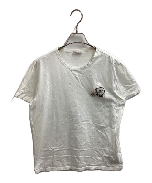MONCLER（モンクレール）MONCLER (モンクレール) MAGLIA T-SHIRT / Tシャツ / E20918032500 ホワイト サイズ:Lの古着・服飾アイテム