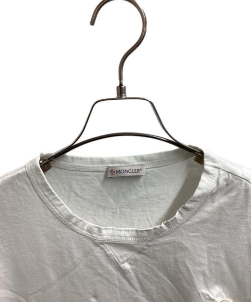 MONCLER（モンクレール）MONCLER (モンクレール) MAGLIA T-SHIRT / Tシャツ / E20918032500 ホワイト サイズ:Lの古着・服飾アイテム