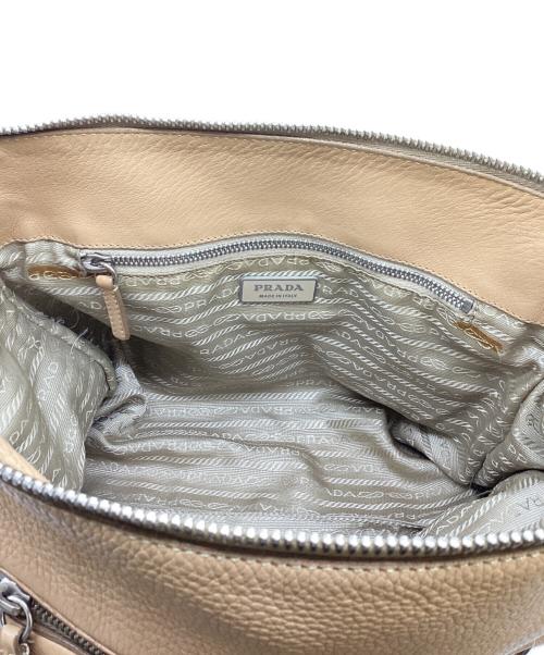 PRADA（プラダ）PRADA (プラダ) ハンドバッグ ベージュの古着・服飾アイテム