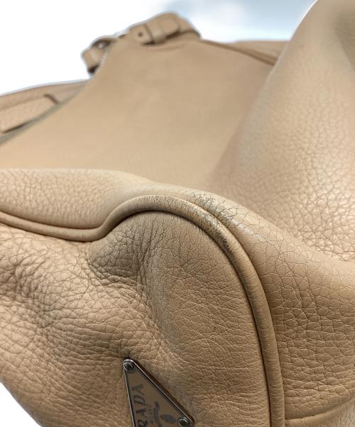 PRADA（プラダ）PRADA (プラダ) ハンドバッグ ベージュの古着・服飾アイテム