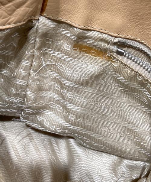 PRADA（プラダ）PRADA (プラダ) ハンドバッグ ベージュの古着・服飾アイテム