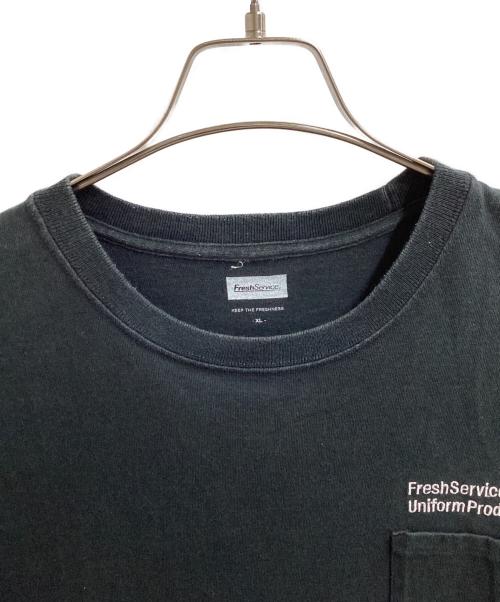 FreshService（フレッシュサービス）FreshService (フレッシュサービス) ポケットTシャツ ブラック サイズ:XLの古着・服飾アイテム