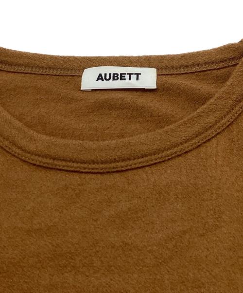 AUBETT（オーベット）AUBETT (オーベット) 長袖カットソー　/　22-02-018 ブラウン サイズ:Mの古着・服飾アイテム