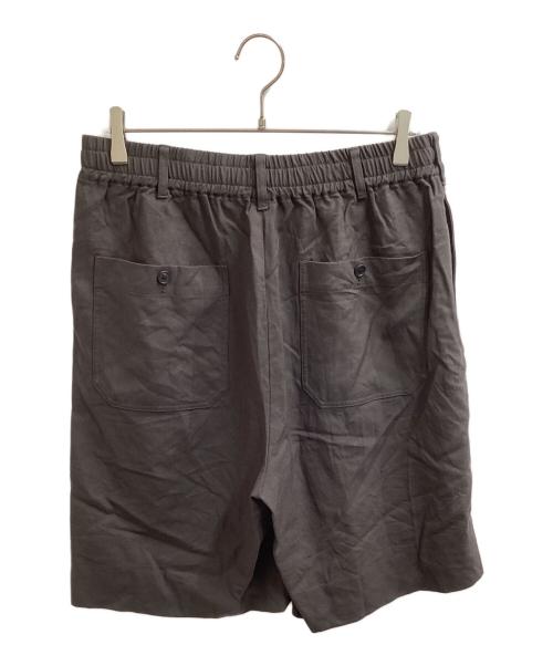 nonnotte（ノノット）nonnotte (ノノット) Elastic Baggy Shorts Trousers　/　N-25SS-098 グレー サイズ:4の古着・服飾アイテム