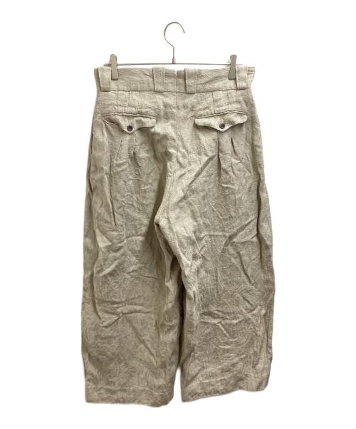 NEZU YOHINTEN（ネヅヨウヒンテン）NEZU YOHINTEN (ネヅヨウヒンテン) スクェアードビーテーパードタンゴパンツ / 100616 アイボリー サイズ:2の古着・服飾アイテム