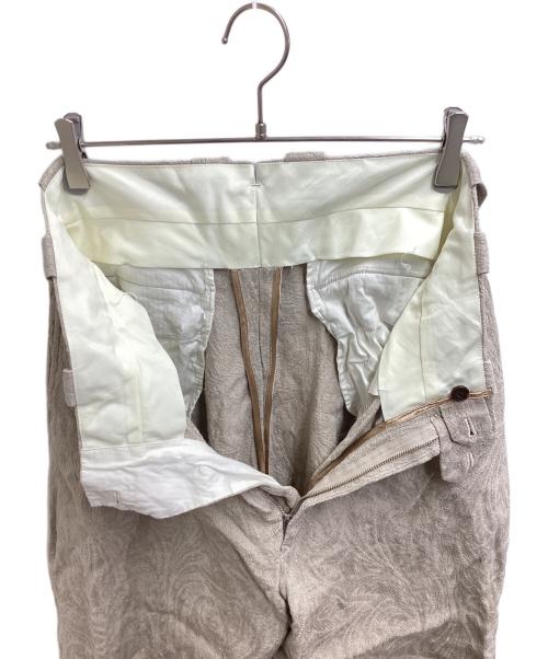 NEZU YOHINTEN（ネヅヨウヒンテン）NEZU YOHINTEN (ネヅヨウヒンテン) スクェアードビーテーパードタンゴパンツ / 100616 アイボリー サイズ:2の古着・服飾アイテム