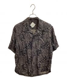 ETHOSENS（エトセンス）の古着「SS jaquard shirt　/　6E122-27」｜ブラック