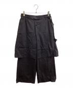 ETHOSENSエトセンス）の古着「Layered pants / 1E124-71」｜グレー