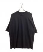 i'm hereアイムヒアー）の古着「Washable Leather Sleeve : T-SHIRTS」｜ブラック