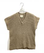 MAYDIマイディ）の古着「ニットベスト」｜ブラウン