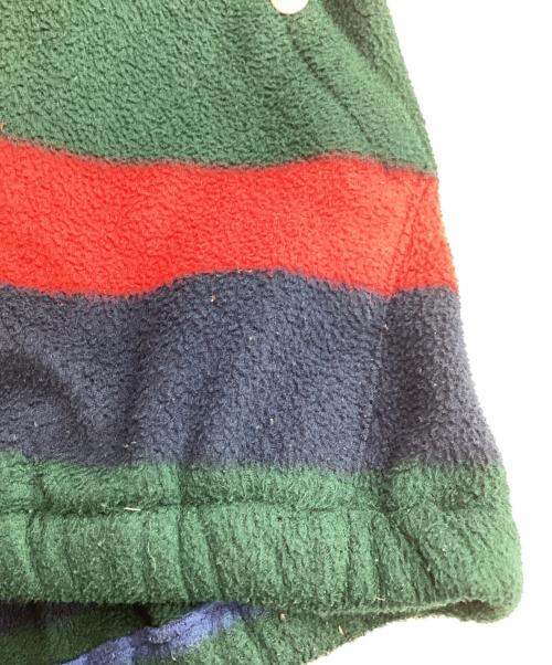 POLO SPORT（ポロスポーツ）POLO SPORT (ポロスポーツ) ボーダーフリーススイングトップ グリーン サイズ:Mの古着・服飾アイテム