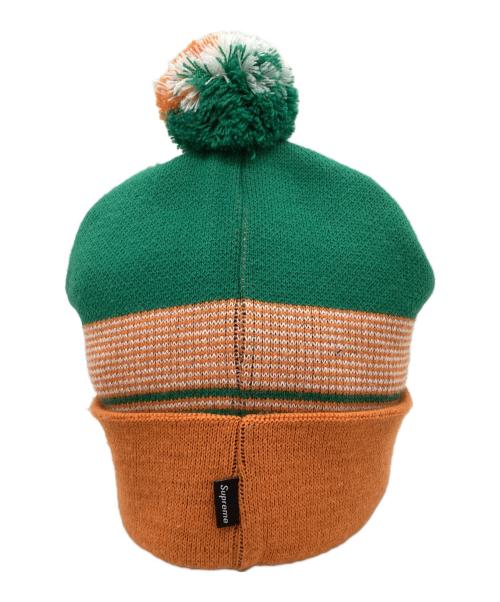 SUPREME（シュプリーム）Supreme (シュプリーム) Olympic Beanie オレンジ×グリーン サイズ:-の古着・服飾アイテム