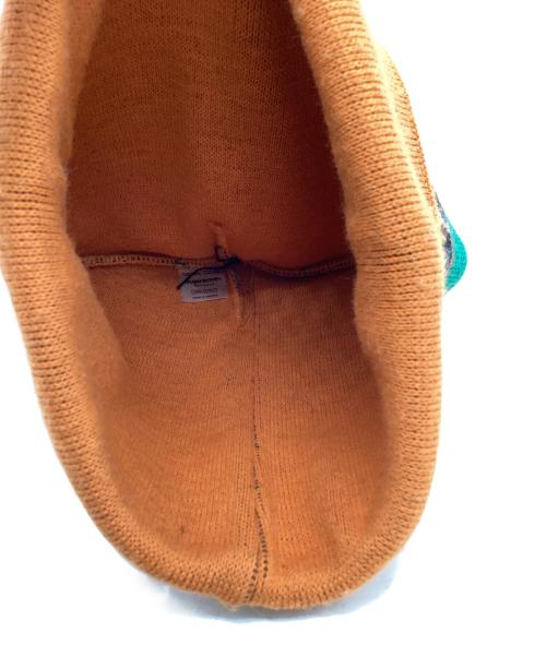 SUPREME（シュプリーム）Supreme (シュプリーム) Olympic Beanie オレンジ×グリーン サイズ:-の古着・服飾アイテム