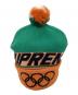 Supreme (シュプリーム) Olympic Beanie オレンジ×グリーン サイズ:-：8000円