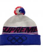 SUPREMEシュプリーム）の古着「Olympic Beanie」｜グレー×ブルー