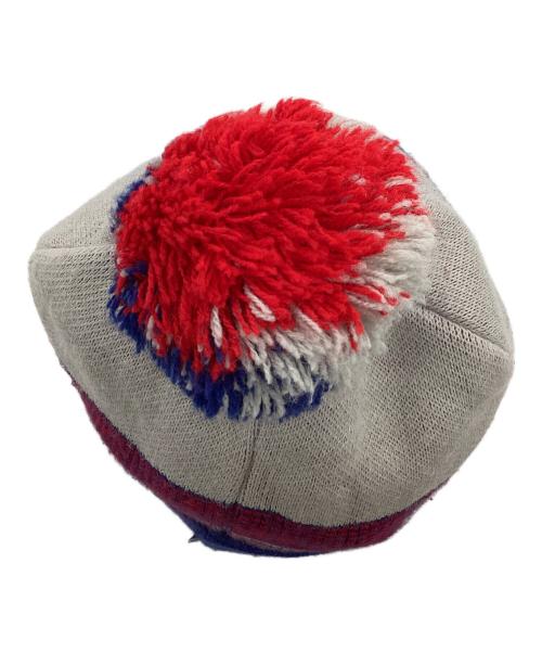 SUPREME（シュプリーム）Supreme (シュプリーム) Olympic Beanie グレー×ブルー サイズ:-の古着・服飾アイテム