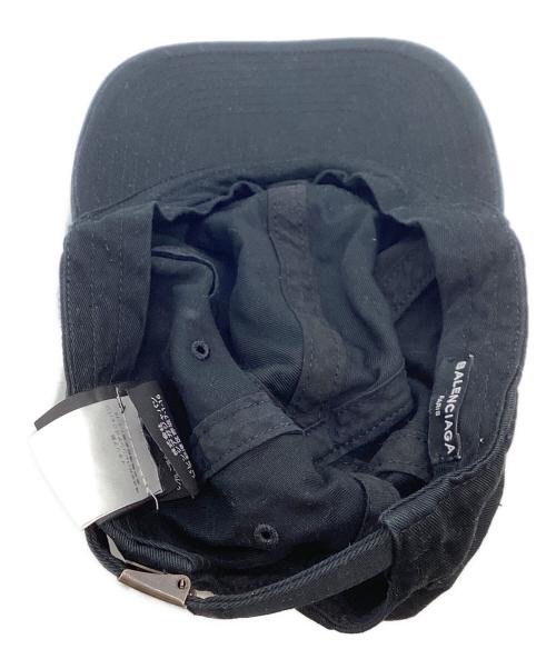 BALENCIAGA（バレンシアガ）BALENCIAGA (バレンシアガ) SINNERS CAP / シナーズキャップ / 487067 410B7 / 18SS ブラック サイズ:FREEの古着・服飾アイテム