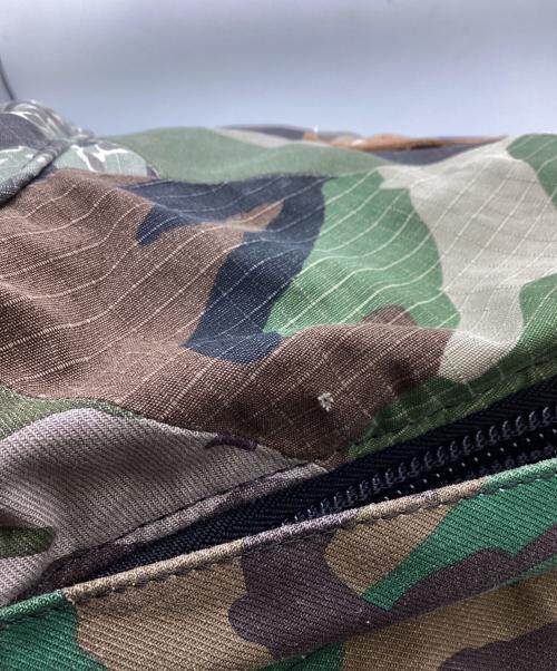 ANREALAGE（アンリアレイジ）ANREALAGE (アンリアレイジ) MEDICOM TOY (メディコム・トイ) パッチワークバックパック / MADE IN JAPAN グリーンの古着・服飾アイテム