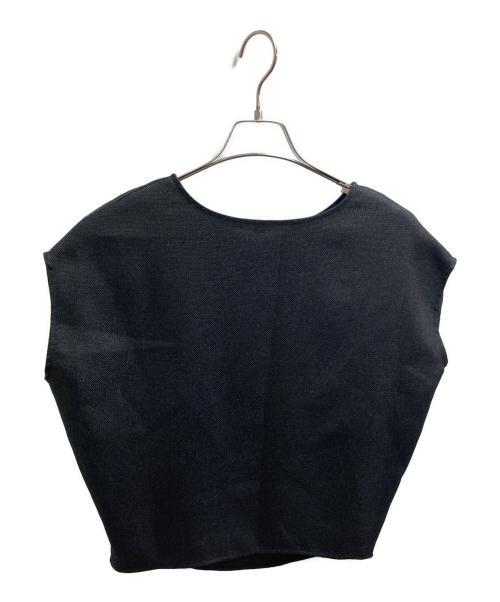 SOEJU（ソージュ）SOEJU (ソージュ) リネーラショートスリーブコクーンブラウス ブラック サイズ:Sの古着・服飾アイテム