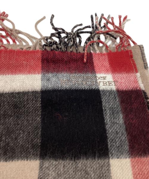 BLACK LABEL CRESTBRIDGE（ブラックレーベル クレストブリッジ）Cashmere 100% Scarf check pattern red / カシミヤ100% マフラー チェック柄 レッド / 51710-872-44 / Made in JAPAN / 日本製の古着・服飾アイテム