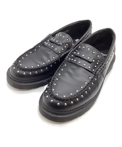 Dr.Martens（ドクターマーチン）Dr.Martens (ドクターマーチン) Supreme (シュプリーム) 25SS / Studded Penton Loafer / スタッズペントンローファー / 41873001 ブラック サイズ:41の古着・服飾アイテム