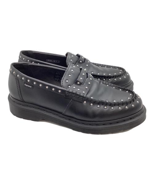 Dr.Martens（ドクターマーチン）Dr.Martens (ドクターマーチン) Supreme (シュプリーム) 25SS / Studded Penton Loafer / スタッズペントンローファー / 41873001 ブラック サイズ:41の古着・服飾アイテム