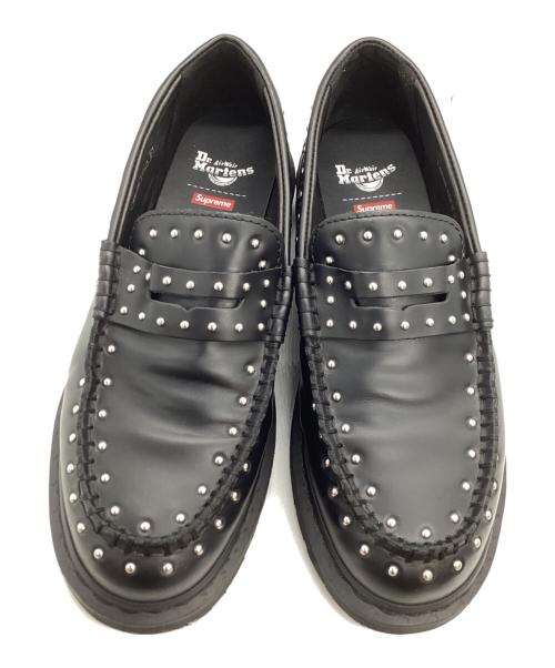 Dr.Martens（ドクターマーチン）Dr.Martens (ドクターマーチン) Supreme (シュプリーム) 25SS / Studded Penton Loafer / スタッズペントンローファー / 41873001 ブラック サイズ:41の古着・服飾アイテム
