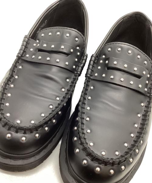 Dr.Martens（ドクターマーチン）Dr.Martens (ドクターマーチン) Supreme (シュプリーム) 25SS / Studded Penton Loafer / スタッズペントンローファー / 41873001 ブラック サイズ:41の古着・服飾アイテム