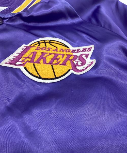 Chalk Line（チョークライン）Chalk Line (チョークライン) スタジャン / 90s レイカーズ パープル サイズ:XLの古着・服飾アイテム