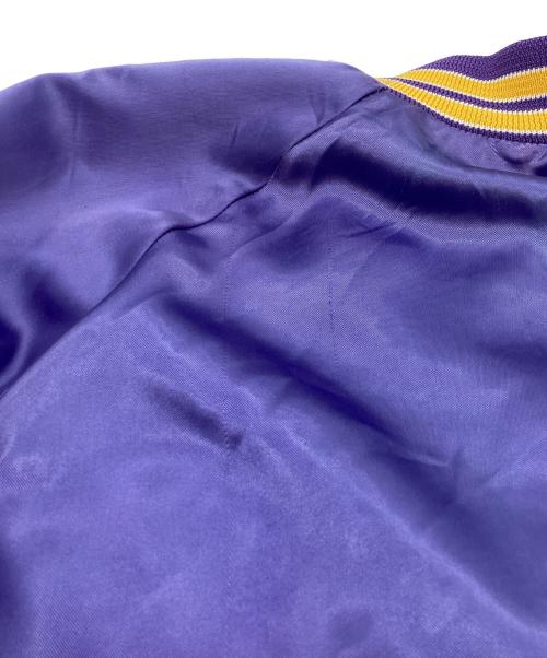 Chalk Line（チョークライン）Chalk Line (チョークライン) スタジャン / 90s レイカーズ パープル サイズ:XLの古着・服飾アイテム