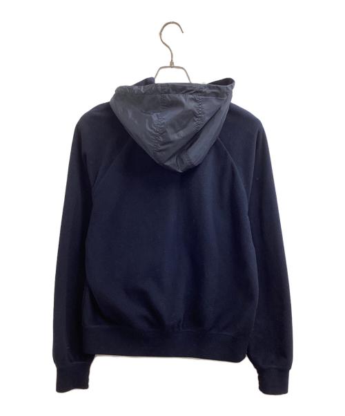 PRADA SPORTS（プラダスポーツ）PRADA SPORTS (プラダスポーツ) ナイロン切替フーデッドジップアップパーカー/SJC185 AA6 ネイビー サイズ:Mの古着・服飾アイテム