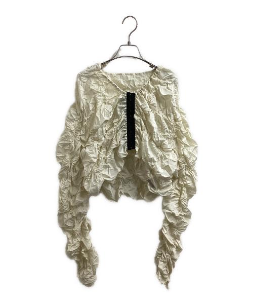 PRANK PROJECT（プランクプロジェクト）PRANK PROJECT (プランクプロジェクト) Wrung Pleated Top　31242315101　24AW ベージュ サイズ:FREEの古着・服飾アイテム