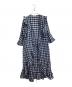 Ganni（ガニー）の古着「Charron Wrap Dress / シャロンラップドレス / DK21664731」｜ブルー