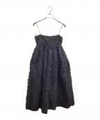 MECREメクル）の古着「キャミソールワンピース / 2223630053-0」｜ブラック