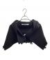 PERVERZE（パーバーズ）の古着「Damaged Knit Cape and Apron/0124030521」｜ブラック