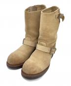 RED WINGレッドウィング）の古着「エンジニアブーツ / USA製 ASTM F 2413-05 / 8268」｜ベージュ