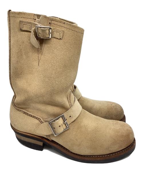 RED WING（レッドウィング）RED WING (レッドウィング) エンジニアブーツ / USA製 ASTM F 2413-05 / 8268 ベージュ サイズ:8 1/2の古着・服飾アイテム