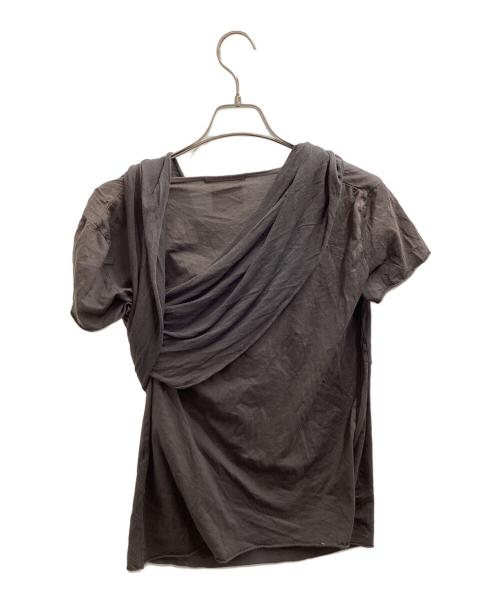JULIUS（ユリウス）JULIUS　 (ユリウス) HOOP NECK CUT & SEWN / Tシャツ グレー サイズ:1の古着・服飾アイテム