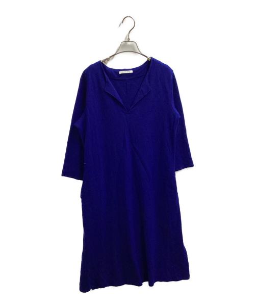 house of lotus（ハウスオブロータス）HOUSE OF LOTUS (ハウスオブロータス) スキッパーワンピース ブルー サイズ:Mの古着・服飾アイテム
