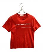 UNDERCOVER×A Clockwork Orangeアンダーカバー×アクロックワークオレンジ）の古着「プリントTシャツ」｜レッド