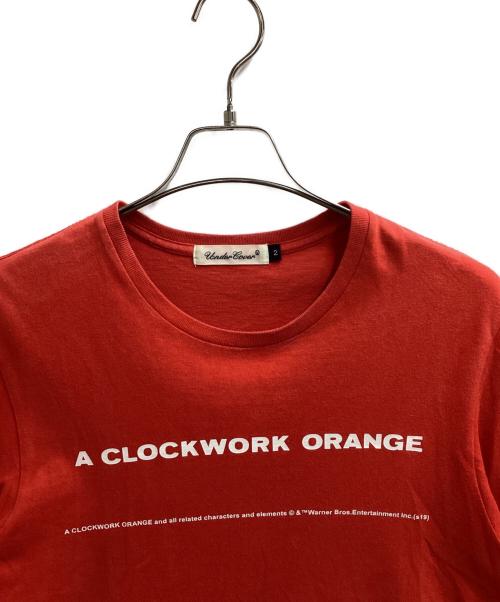 UNDERCOVER（アンダーカバー）UNDERCOVER (アンダーカバー) A Clockwork Orange (アクロックワークオレンジ) プリントTシャツ レッド サイズ:2の古着・服飾アイテム
